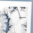 Reloj de pared de diseño en madera blanca o paloma rectangular - Artificio viadurini