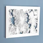 Reloj de pared de diseño en madera blanca o paloma rectangular - Artificio viadurini