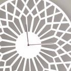 Reloj de pared de diseño moderno y grande en madera redonda de colores - Dandalo viadurini