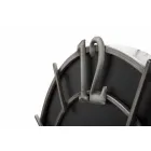 Reloj de pared redondo de diseño moderno en hierro y MDF - Hope viadurini