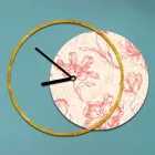 Reloj con panel de madera y estampado Made in Italy - Malawi viadurini