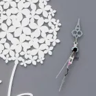 Reloj de pared de madera gris decorado redondo de diseño moderno - Ducha de techo viadurini