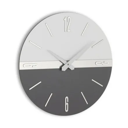 Reloj de pared de PVC semiexpandido de alta densidad Made in Italy - Ritmo viadurini