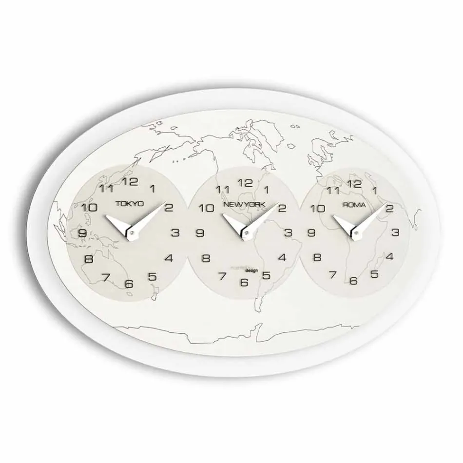 reloj de pared moderna Zed grande viadurini
