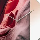 Reloj de pared Elodea Green de metacrilato fundido, fabricado en Italia. viadurini
