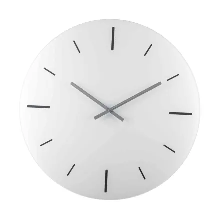 Reloj de pared de cristal acrílico coloreado de diseño redondo - Zaronte viadurini