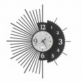 Reloj de pared de hierro de diseño elegante Made in Italy - Aneto