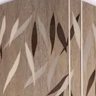 Reloj de pared redondo en madera de roble o pizarra con diseño grabado a láser - Kanno viadurini