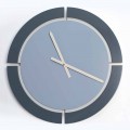 Reloj de pared redondo moderno en blanco azul Avio - Savio