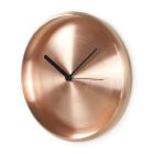 Reloj de pared redondo con diseño de cobre pulido Made in Italy - Ogio viadurini
