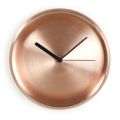 Reloj de pared redondo con diseño de cobre pulido Made in Italy - Ogio