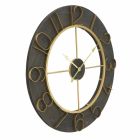 Reloj de Pared Redondo Diametro 70 cm Diseño Moderno en Hierro y MDF - Tonia viadurini