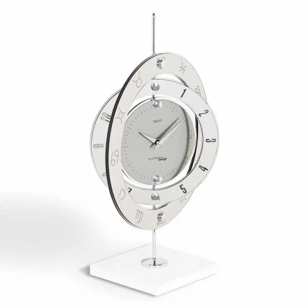 Reloj moderno mesa de diseño Plutón, fabricado en Italia viadurini