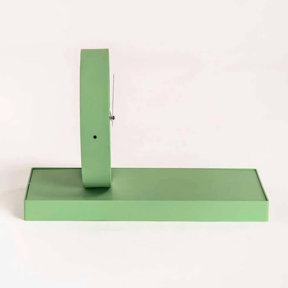 Reloj de mesa giratorio con espejo de acero Made in Italy - Meritorious viadurini