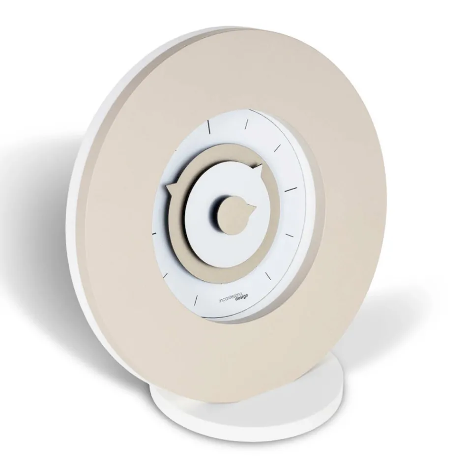 Reloj de Mesa en PVC Semi Expandido de Alta Densidad Made in Italy - Pretty viadurini