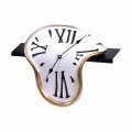 Reloj de mesa en resina decorado a mano Made in Italy - Corin