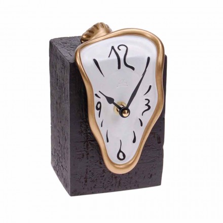 Reloj de mesa moderno con mecanismo de cuarzo Made in Italy - Figaro viadurini