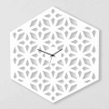 Reloj de pared grande en madera de diseño gris paloma gris o verde - Tarto