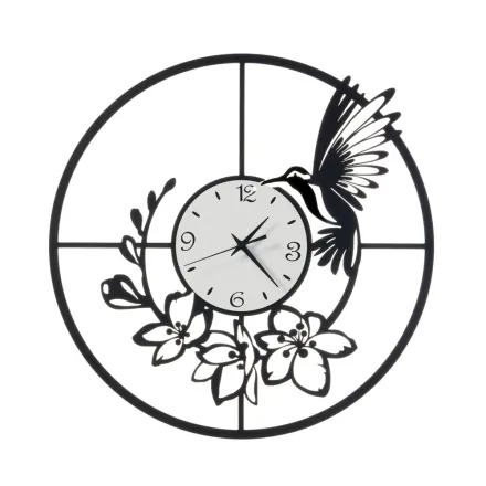 Reloj de Hierro con Decoración de Colibrí Made in Italy - Virgen viadurini