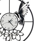 Reloj de Hierro con Decoración de Colibrí Made in Italy - Virgen viadurini