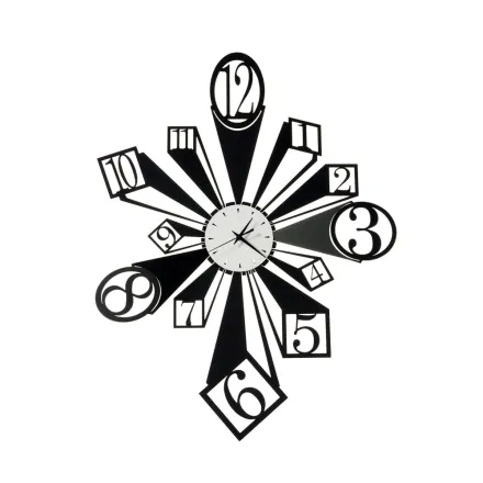 Reloj de Hierro con Particular Efecto Óptico Made in Italy - Rueda viadurini