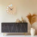 Reloj de Madera con Estampado Marino Hecho en Italia - Honduras viadurini