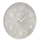 Reloj de MDF acoplado con películas de polipropileno fabricado en Italia - Más viadurini