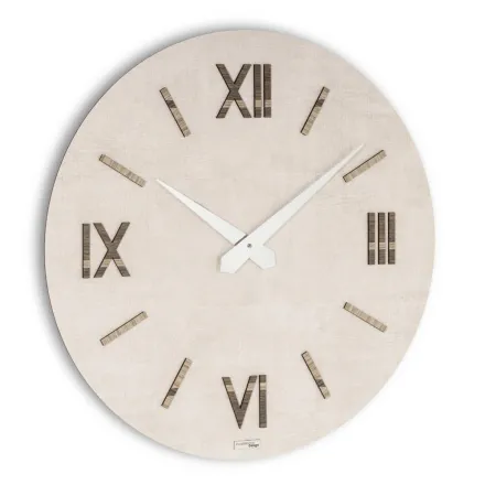 Reloj en MDF y Polipropileno con Diferentes Texturas Made in Italy - Nice viadurini