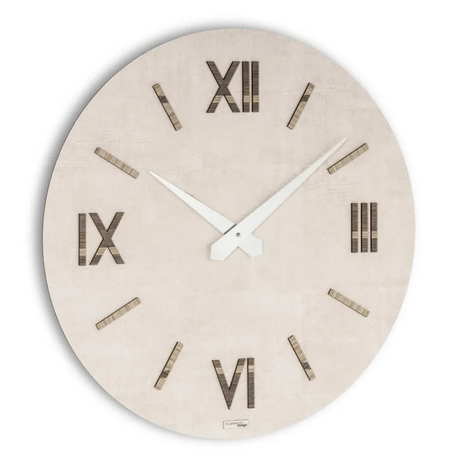 Reloj en MDF y Polipropileno con Diferentes Texturas Made in Italy - Nice viadurini