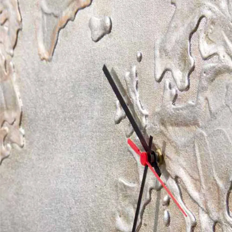 Moderno reloj con cinco cuadrantes que representa el mundo Miles viadurini