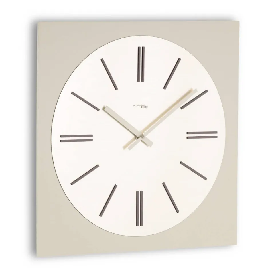 Reloj de pared cortado con herramientas de alta tecnología Made in Italy - Proud viadurini