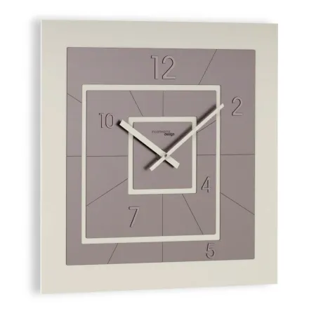 Reloj Cuadrado en PVC Semiespumado de Alta Densidad Made in Italy - Creativo viadurini