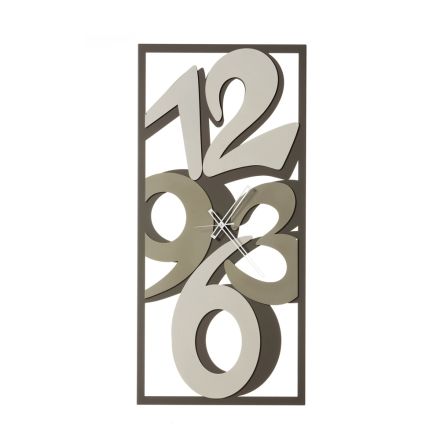 Reloj de Hierro con Grandes Números Made in Italy - Acuario viadurini