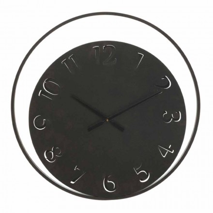 Reloj de pared redondo diámetro 60 cm hierro moderno - Beatrix viadurini