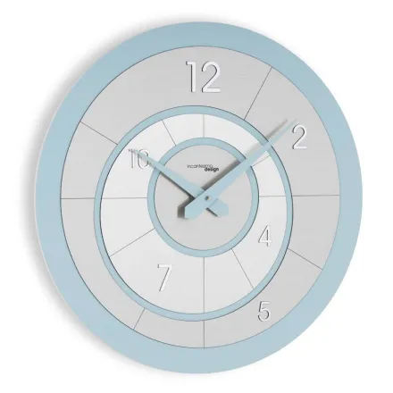 Reloj Redondo en PVC Semiespumado de Alta Densidad Hecho en Italia - Creativo viadurini