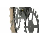 Reloj de pared redondo de diseño moderno en hierro y MDF - Gitta viadurini