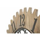 Reloj de pared redondo de diseño moderno en hierro y MDF - Gitta viadurini
