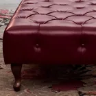 Banco clásico con pies en madera de haya Made in Italy - Spassoso viadurini