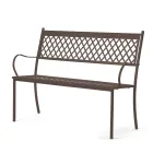 Banco apilable para exteriores en acero galvanizado Made in Italy - Celia viadurini