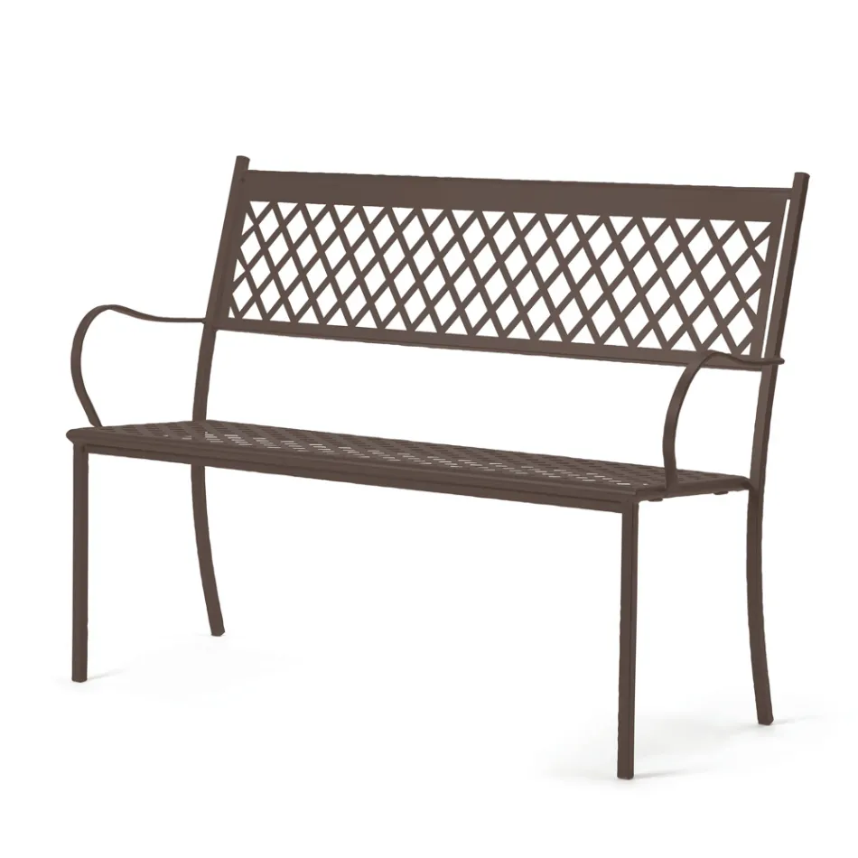 Banco apilable para exteriores en acero galvanizado Made in Italy - Celia viadurini