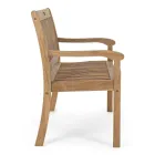 Banco de Jardín de Diseño en Madera de Acacia para Exterior 2 o 3 Plazas - Roxen viadurini