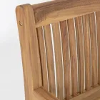 Banco de Jardín de Diseño en Madera de Acacia para Exterior 2 o 3 Plazas - Roxen viadurini