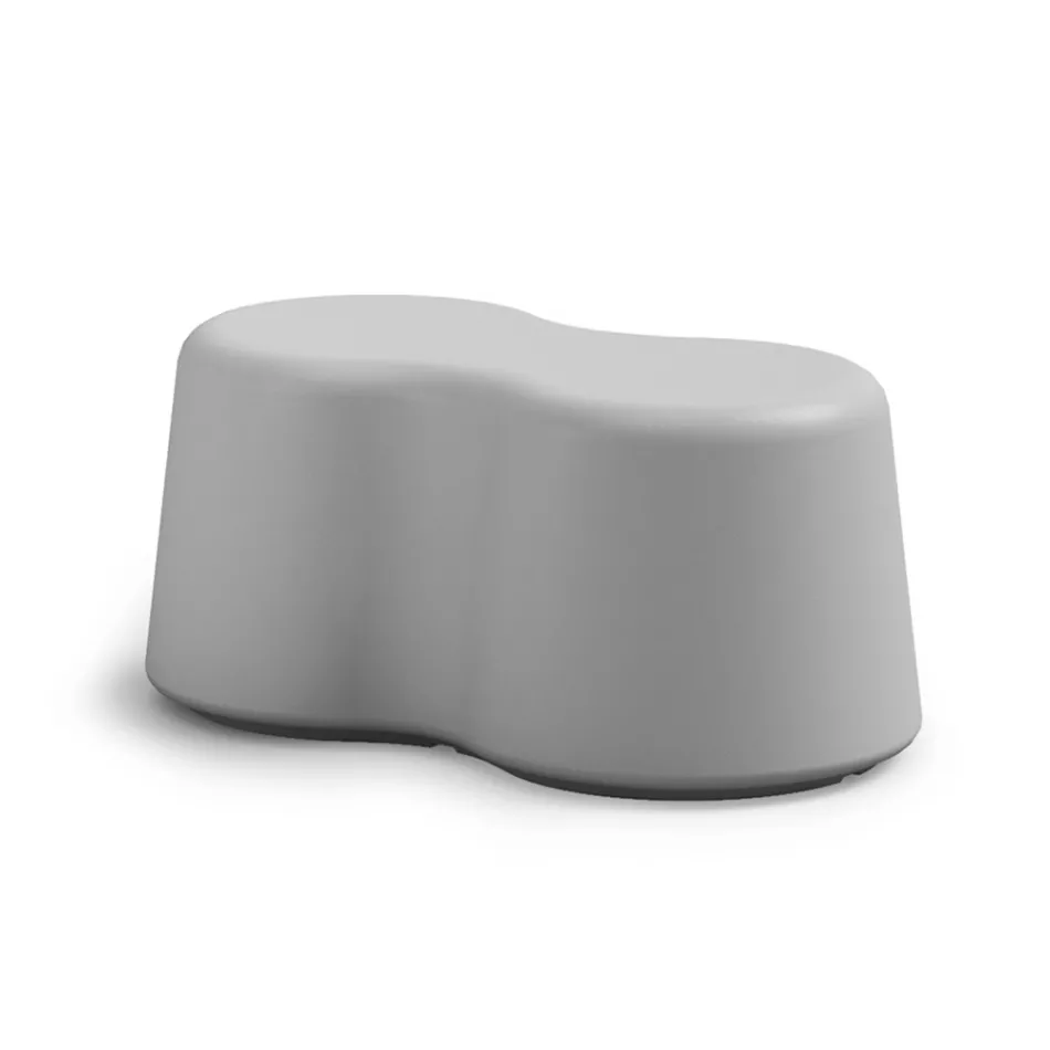 Banco de interior ondulado en polietileno de colores Made in Italy - Marion viadurini