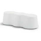 Banco interior ondulado en polietileno coloreado Made in Italy - Marion viadurini