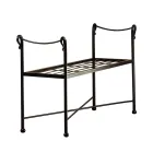 Banco de hierro tubular en diferentes acabados Made in Italy - Praga viadurini