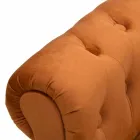 Banco rectangular de diseño moderno en madera y tela - Theodore viadurini