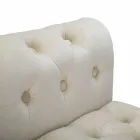 Banco rectangular de diseño moderno en madera y tela - Theodore viadurini