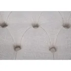 Banco Shabby Chic de Madera con Asiento de Tela Acolchada - Rocchetta viadurini