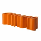 Banco de diseño colorido Slide Love moderno hecho en Italia viadurini