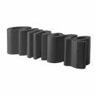 Banco de diseño colorido Slide Love moderno hecho en Italia viadurini